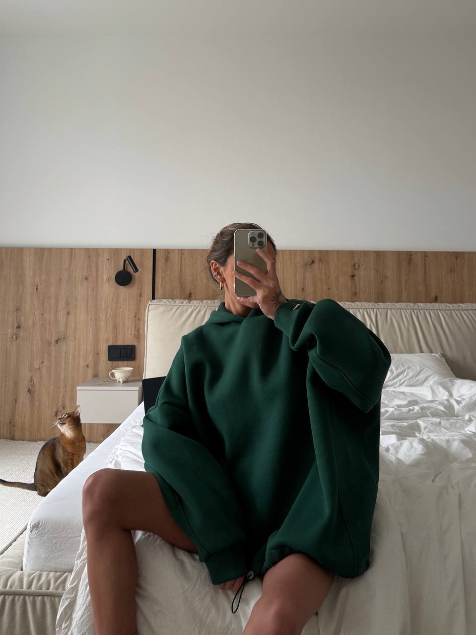 Oversize mikina s kapucí