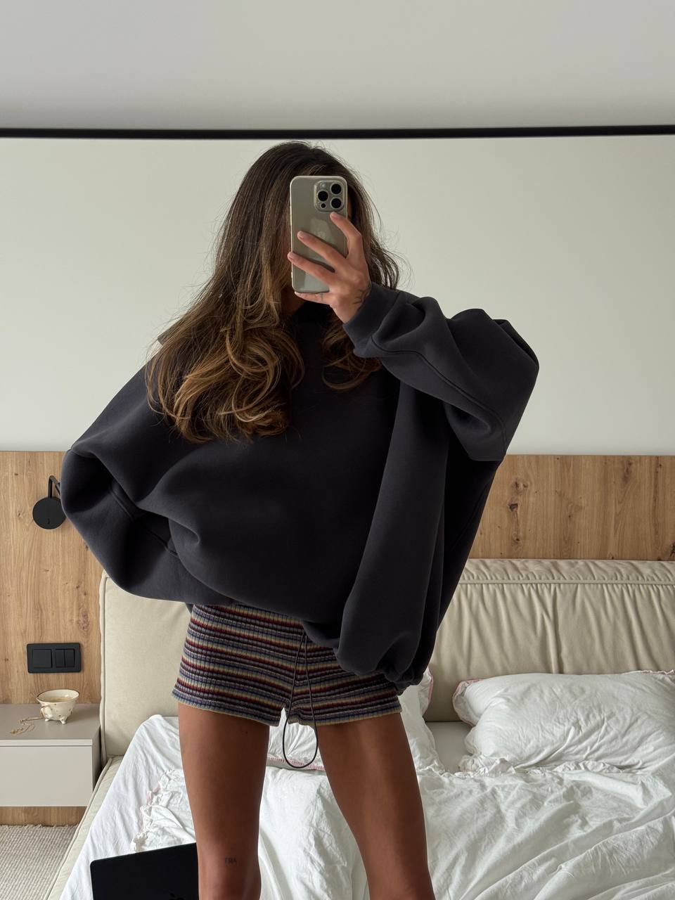 Oversize mikina s kapucí