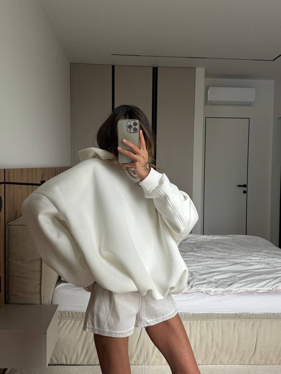 Oversize mikina s kapucí